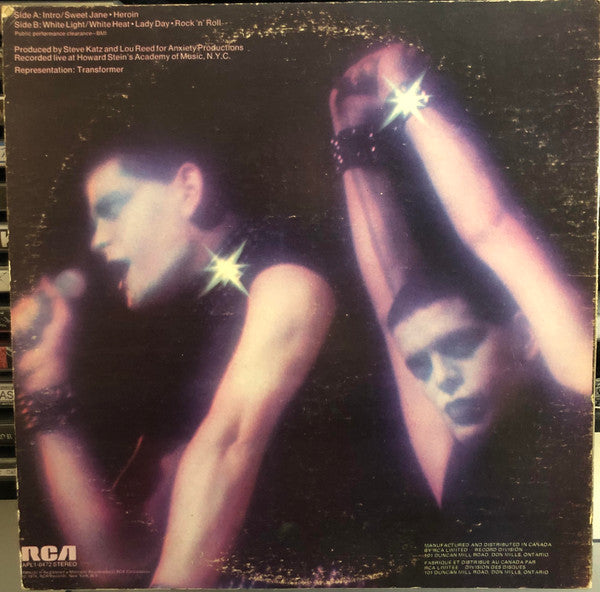 Lou Reed : Rock N Roll Animal (LP, Album, Gat)