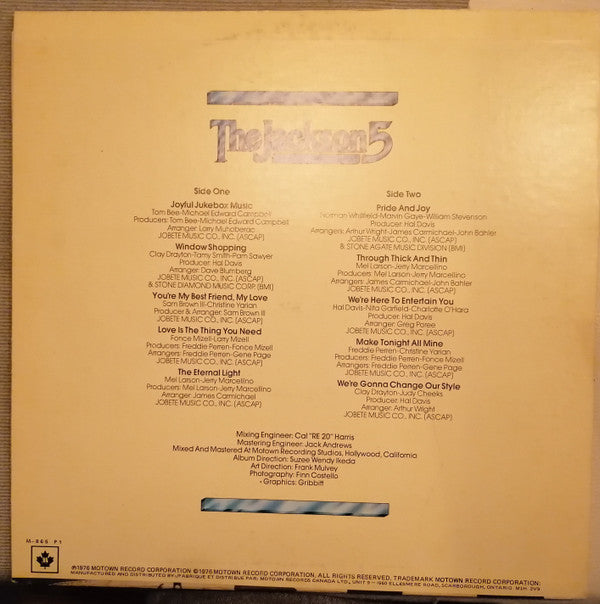 The Jackson 5 : Joyful Jukebox Music (LP, Album, Promo)