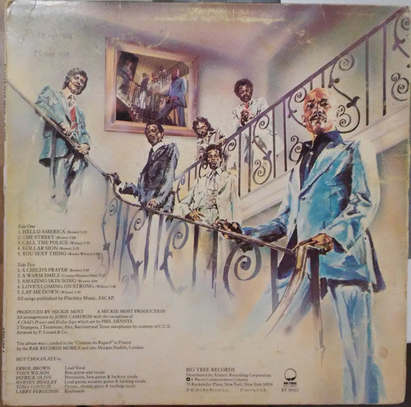 Hot Chocolate : Hot Chocolate (LP, Album, PR )