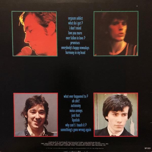 Buzzcocks : Singles Going Steady (LP, Comp, Cus)