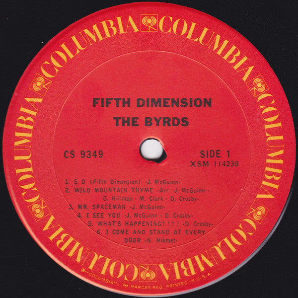 The Byrds : Fifth Dimension (LP, Album, RE)