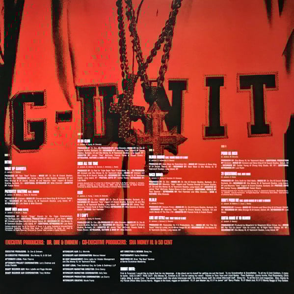 50 Cent : Get Rich Or Die Tryin' (2xLP, Album, RE)