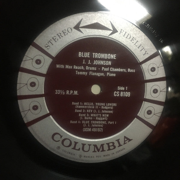 J.J. Johnson : Blue Trombone (LP, Album)