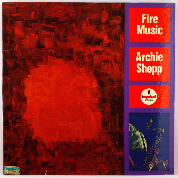 Archie Shepp : Fire Music (LP, Album, Mono, Gat)