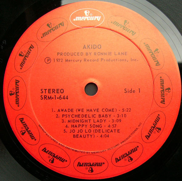 Akido (2) : Akido (LP, Album, Pre)