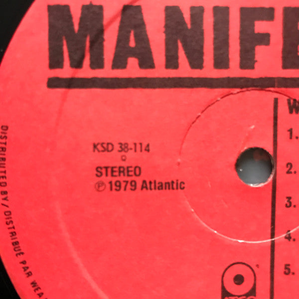 Roxy Music : Manifesto (LP, Album)