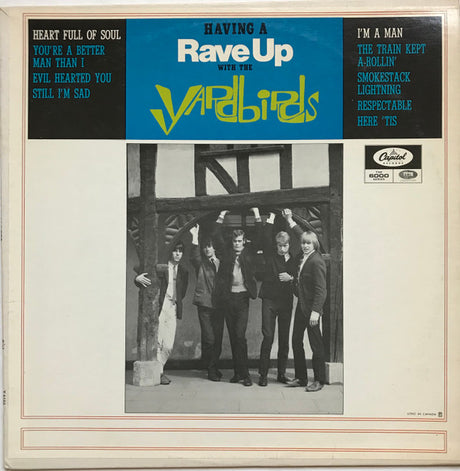 The Yardbirds : Having A Rave Up With The Yardbirds (LP, Album, Mono, No )