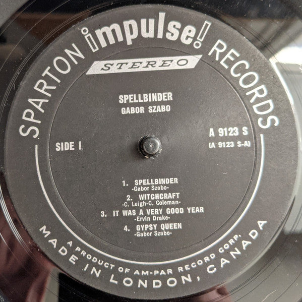 Gabor Szabo : Spellbinder (LP, Album, Gat)