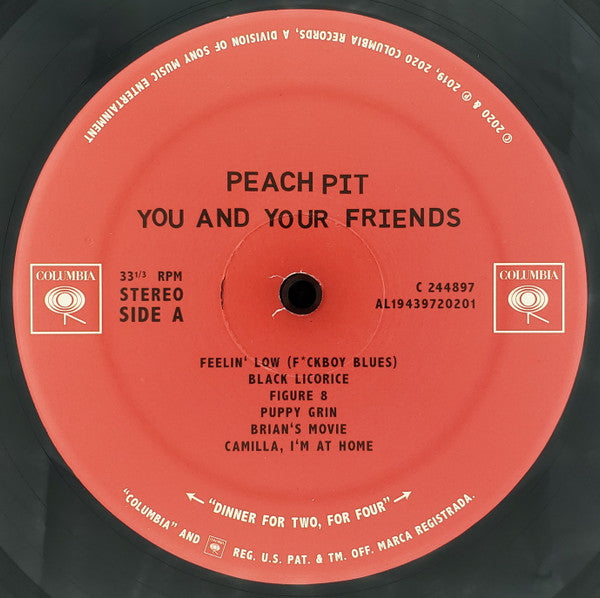Peach Pit (3) : You And Your Friends  (LP, Album)
