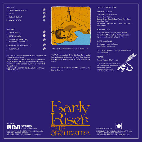THP Orchestra : Early Riser (LP, Album)