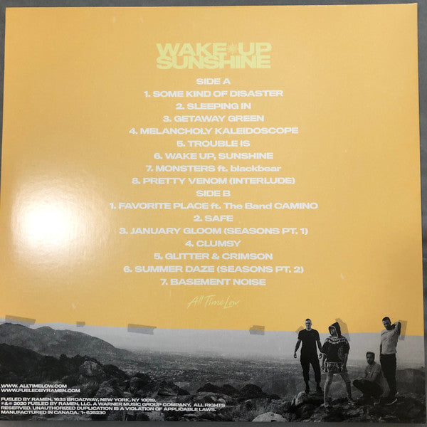 All Time Low : Wake Up Sunshine (LP, Album)