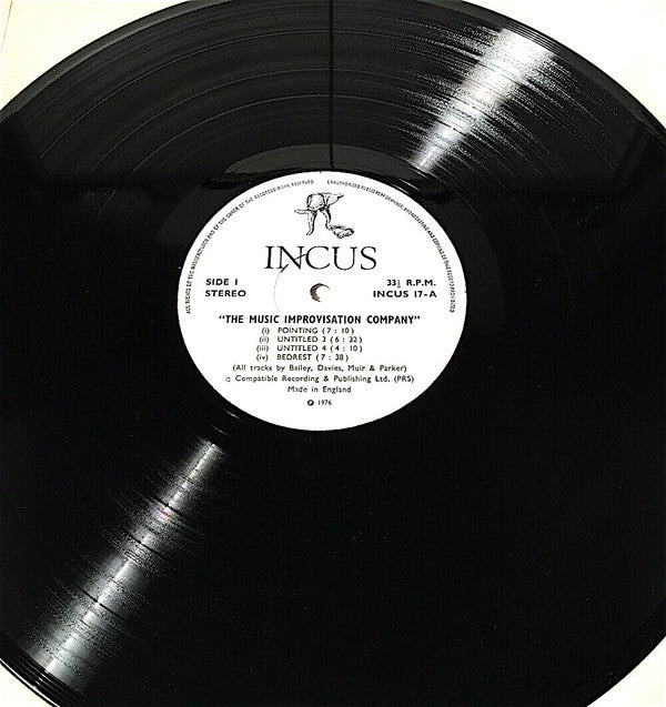 The Music Improvisation Company : 1968-1971 (LP, Album)