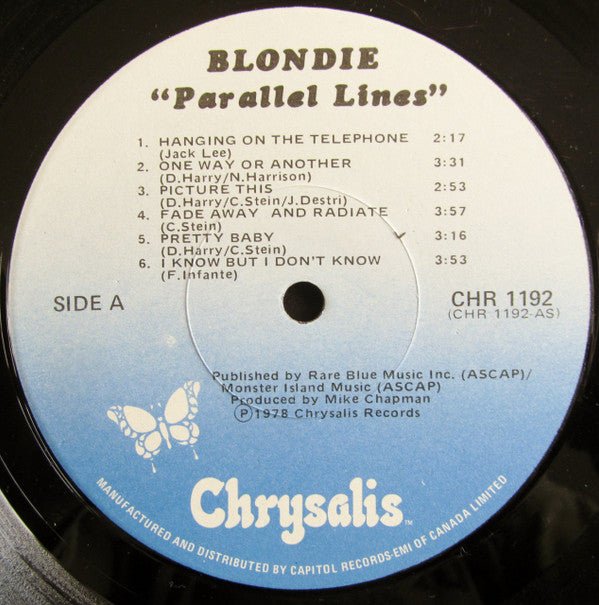 Blondie : Parallel Lines (LP, Album, Mix)