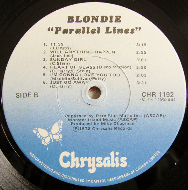 Blondie : Parallel Lines (LP, Album, Mix)