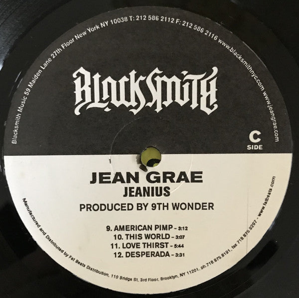 Jean Grae / 9th Wonder : Jeanius (2xLP, Album, Ltd, Num)