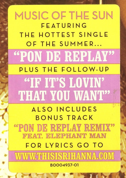 Rihanna : Music Of The Sun (2xLP, Album)