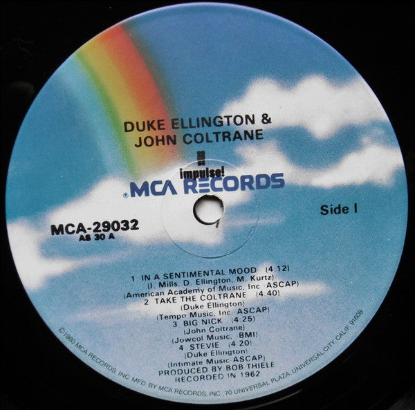 Duke Ellington & John Coltrane : Duke Ellington & John Coltrane (LP, Album, RE)