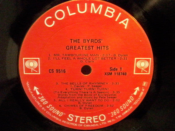 The Byrds : The Byrds' Greatest Hits (LP, Comp)