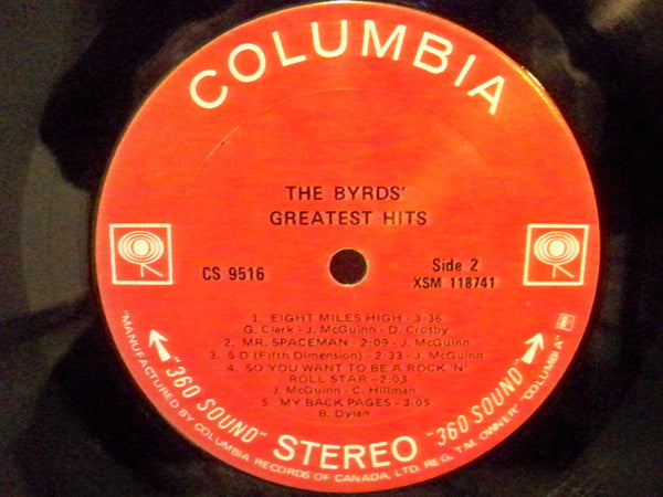 The Byrds : The Byrds' Greatest Hits (LP, Comp)