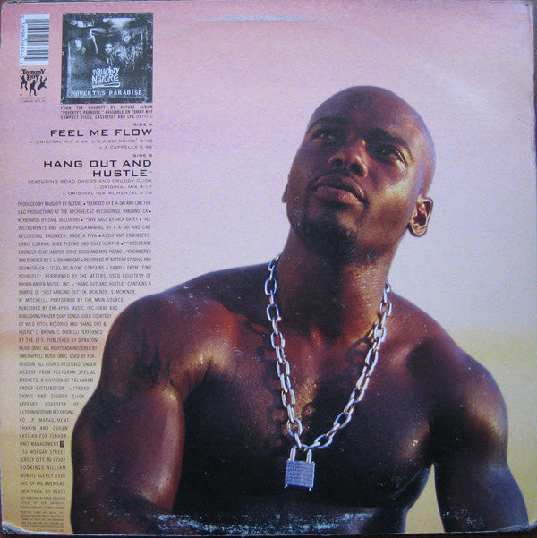 Naughty By Nature : Feel Me Flow / Hang Out And Hustle (12")