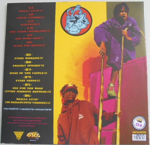 Rascalz : Really Livin' (LP, Album, Ltd, Num, RE, Ora)