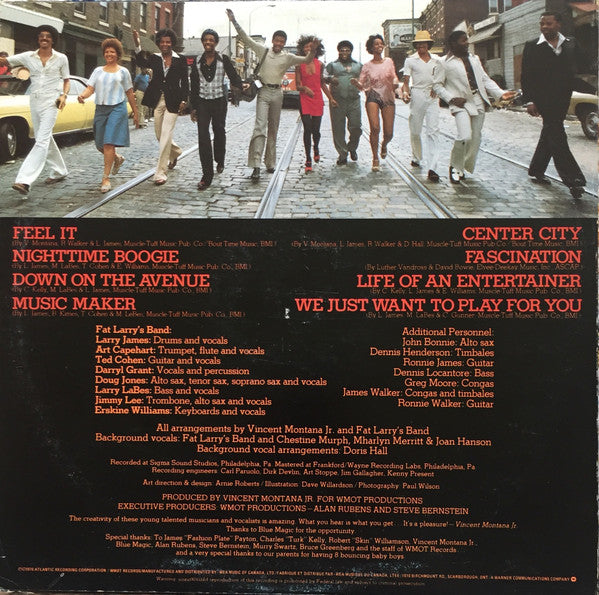 Fat Larry's Band : Feel It (LP, Album)