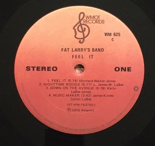 Fat Larry's Band : Feel It (LP, Album)