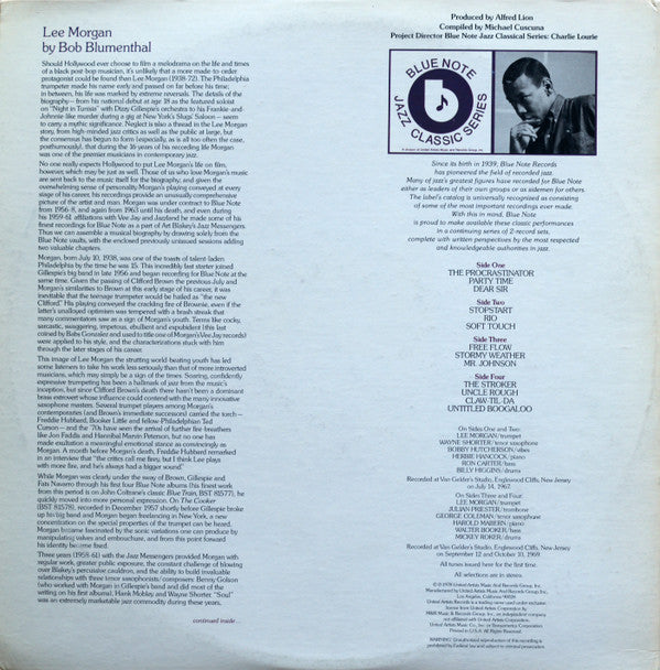 Lee Morgan : The Procrastinator (2xLP, Album, Gat)