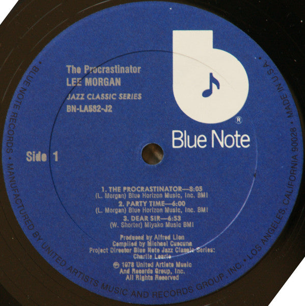 Lee Morgan : The Procrastinator (2xLP, Album, Gat)