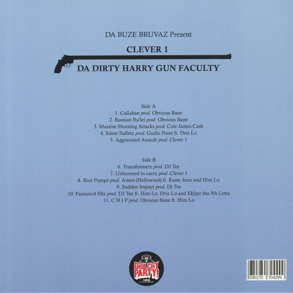 Clever One : Da Dirty Harry Gun Faculty  (LP, Ltd, RE, Bla)