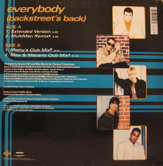 Backstreet Boys : Everybody (Backstreet's Back) (12")