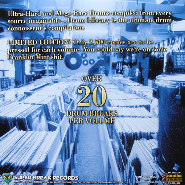 Paul Nice : Drum Library Vol.1 (LP, Ltd)