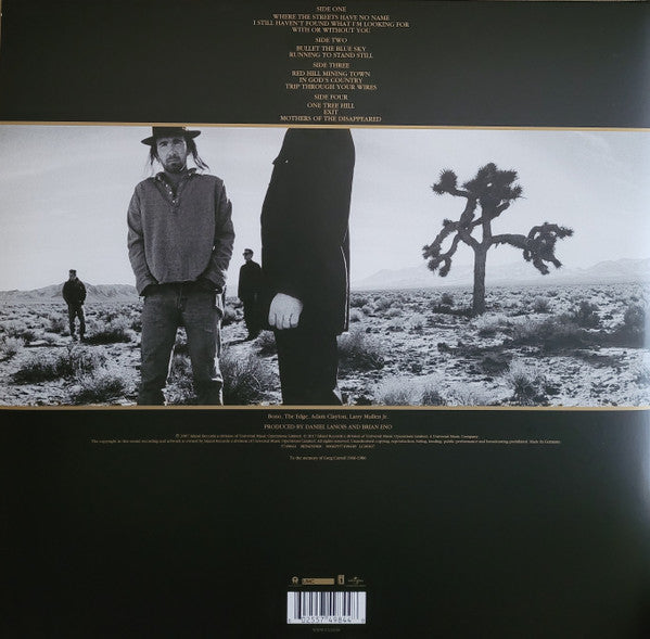 U2 : The Joshua Tree (2xLP, Album, RE, RM, Gat)