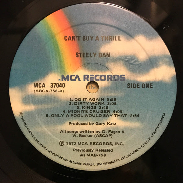 Steely Dan : Can't Buy A Thrill (LP, Album, RE)