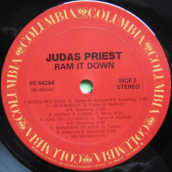 Judas Priest : Ram It Down (LP, Album)