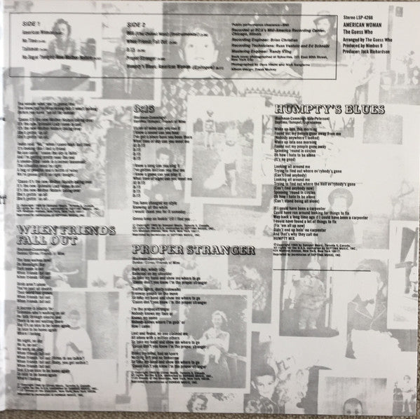 The Guess Who : American Woman (LP, Album, Ltd, RE, 180)