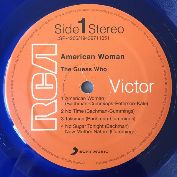 The Guess Who : American Woman (LP, Album, Ltd, RE, 180)