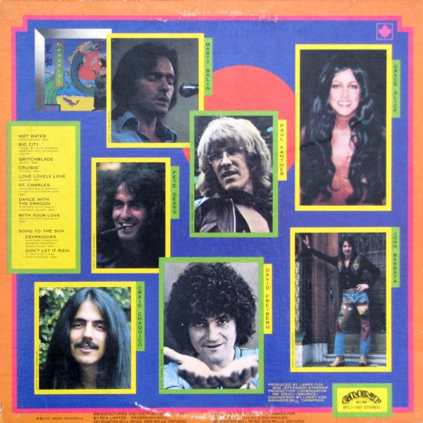 Jefferson Starship : Spitfire (LP, Album)