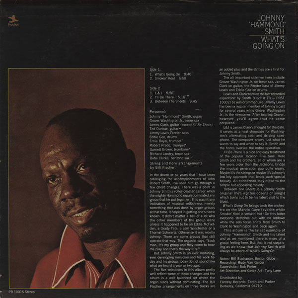 Johnny Hammond : What's Going On (LP, Album, Hol)