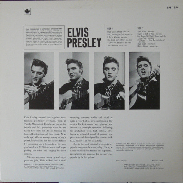 Elvis Presley : Elvis Presley (LP, Album, RE, Tan)