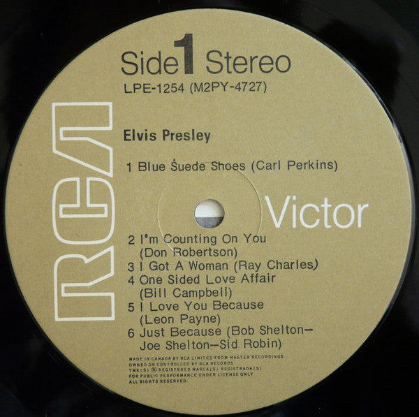 Elvis Presley : Elvis Presley (LP, Album, RE, Tan)