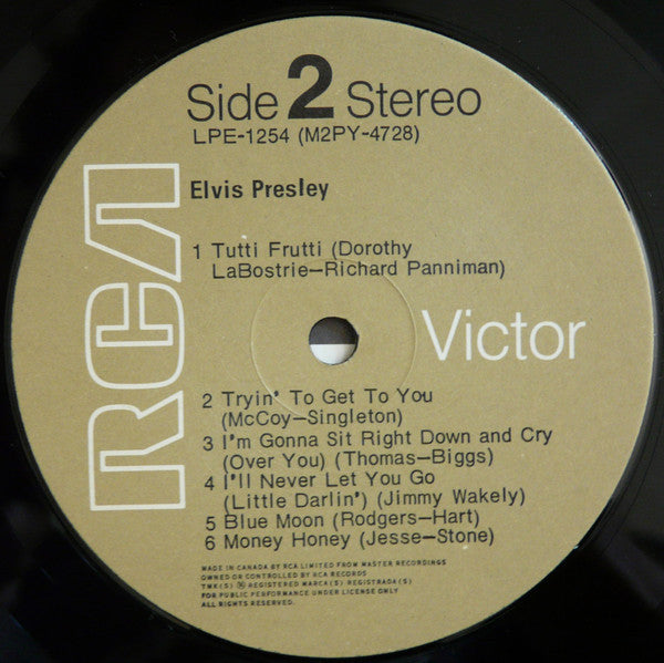 Elvis Presley : Elvis Presley (LP, Album, RE, Tan)