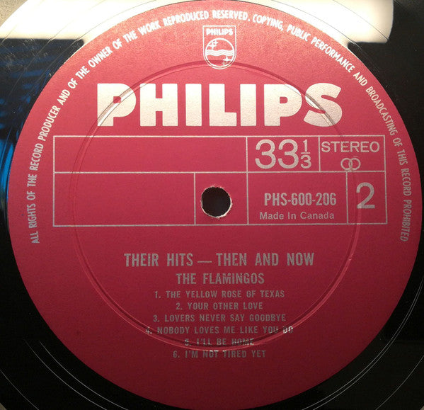 The Flamingos : Their Hits Then And Now (LP, Album, Comp)