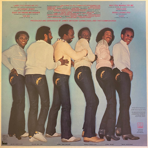 Commodores : In The Pocket (LP, Album, Club)