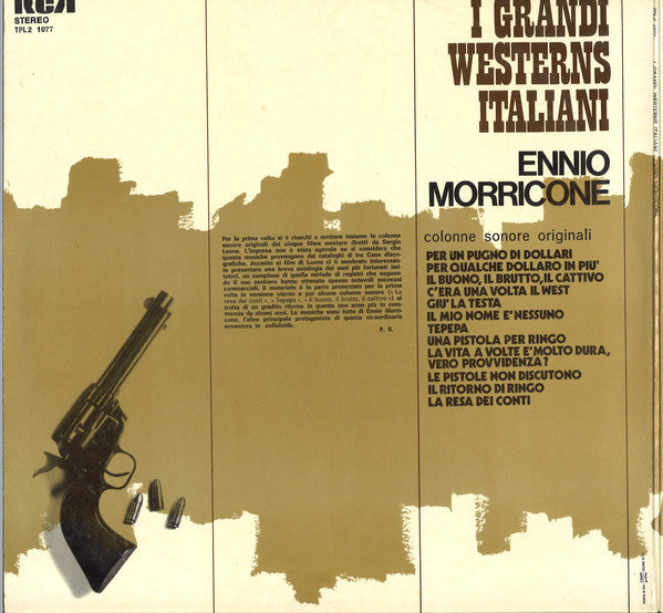 Ennio Morricone : I Grandi Westerns Italiani (2xLP, Comp)