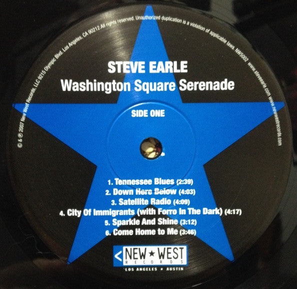 Steve Earle : Washington Square Serenade (LP, Album, Ltd)