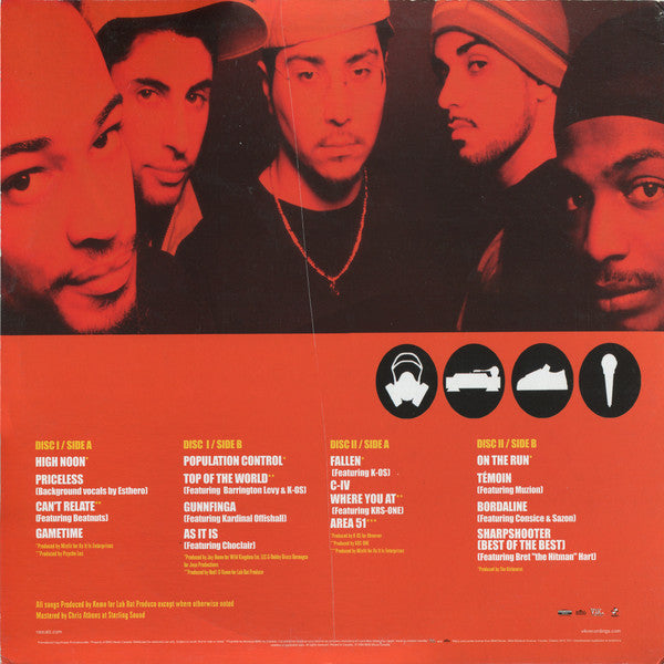 Rascalz : Global Warning (2xLP, Album, Promo)