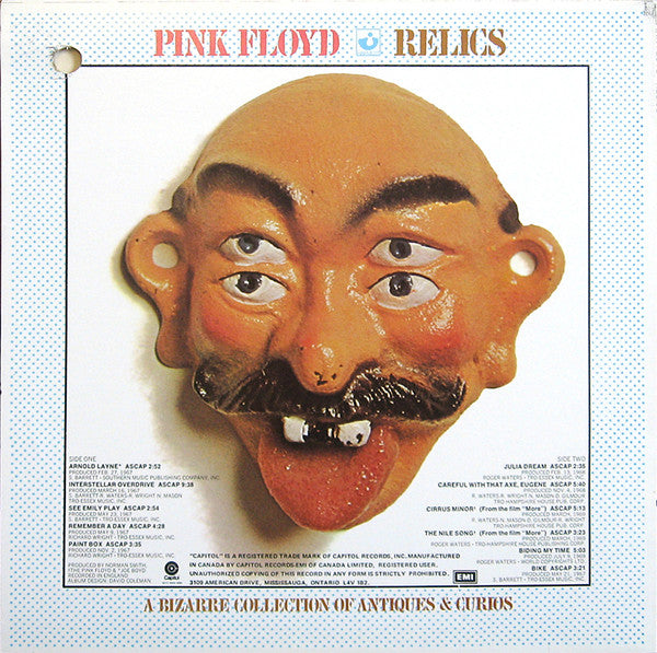 Pink Floyd : Relics - A Bizarre Collection Of Antiques & Curios (LP, Comp)