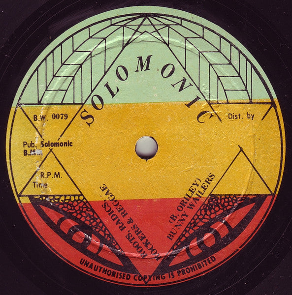 Bunny Wailer : Roots, Radics, Rockers & Reggae / Peace Talk (12")