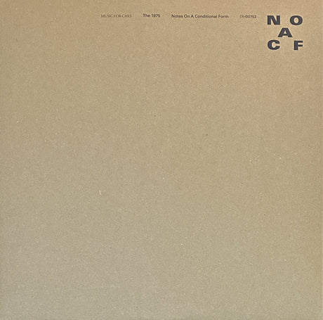 The 1975 : Notes On A Conditional Form (2xLP, Album, Cle)